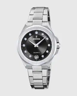 Женские часы F20700/6 Mademoiselle из серебристой стали Festina, серебрянный 8430622830334 | plata
