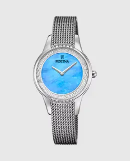 F20494/8 Женские часы Mademoiselle из серебристой стали Festina, серебрянный 8430622829130 | plata