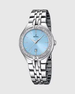 F16867/4 Женские часы Mademoiselle из серебристой стали Festina, серебрянный 8430622820526 | plata
