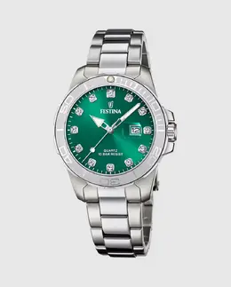 F20503/7 Женские часы Boyfriend из серебряной стали Festina, серебрянный 8430622820809 | plata