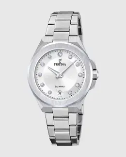 Женские часы F20700/1 Mademoiselle из серебристой стали Festina, серебрянный 8430622830273 | plata
