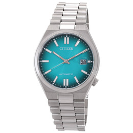 Citizen NJ0151-53X Tsuyosa Automatic Watch - Silver Case, Teal Dial