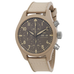 IWC Top Gun Mojave Desert Chronograph Automatic Brown Dial Mens Watch IW389402