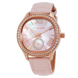 Michael Kors Ladies Watch Sage Pave Mother of Pearl Dial, mk4820