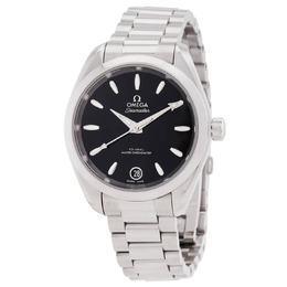 Omega Seamaster Ladies Watch Automatic Chronometer Black Dial 22010342001