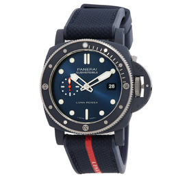 Panerai Submersible QuarantaQuattro Automatic Blue Dial Mens Watch pam01466
