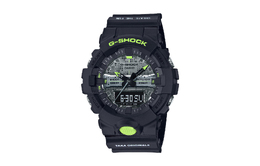 Casio Мужские черные часы ga-800dc-1aprtaka | neon green