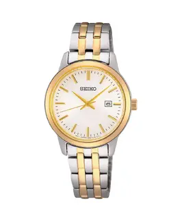 Нео классические женские часы SUR410P1 из стали с серебряным ремешком Seiko, серебряный 21788 | plata
