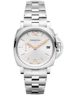 Panerai Luminor Due 38mm Automatic White Dial Steel Unisex Watch pam01508