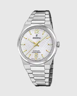 F20052/2 Женские часы Rivé из серебряной стали швейцарского производства Festina, серебряный 36092 | plata