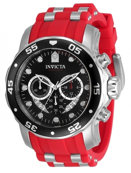 Invicta Pro Diver Chronograph GMT Quartz Black Dial Mens Watch 34039