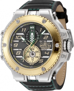 Invicta 47380 Racing Downforce GMT Quartz Black Dial Mens Watch