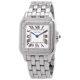 Cartier Panthere De Cartier Quartz Silver Dial Ladies Watch wspn0011