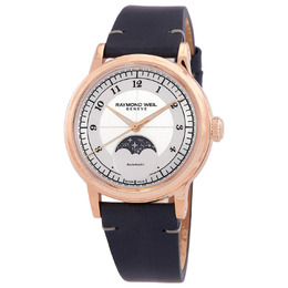 Raymond Weil Millesime Automatic Moon Phase Silver Dial Ladies Watch Article 2145-pc5-05650