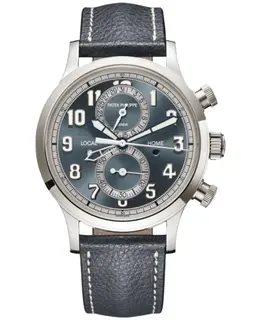 Patek Philippe 5924G-001 Chronograph GMT Automatic Watch - Blue Dial