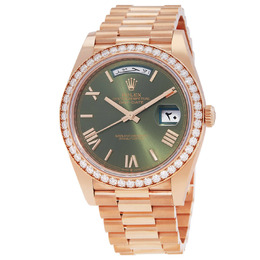Rolex Day-Date 40 Special Arabic Date Wheel Mens Watch Model M228345RBR-0022