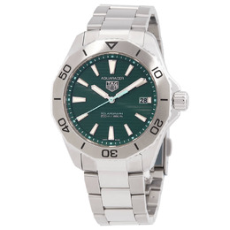 Tag Heuer Aquaracer Solargraph Green Quartz Mens Watch wbp1115.ba0000