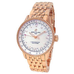 Pre-owned Breitling Navitimer Automatic Chronometer Diamond Mens Watch R17395211A1R1