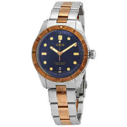 Oris Divers Sixty-Five Automatic Blue Dial Mens Steel and Bronze Watch