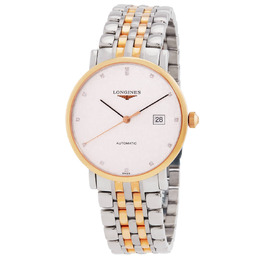Longines Elegant Automatic Silver Dial Mens Watch L4.910.5.77.7