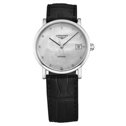 Longines Elegant Automatic Diamond White Dial Ladies Watch L4.809.4.87.2