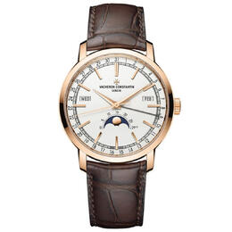 Vacheron Constantin Traditionnelle Complete Calender Automatic Silver Dial Mens Watch 4010t/000r-b344