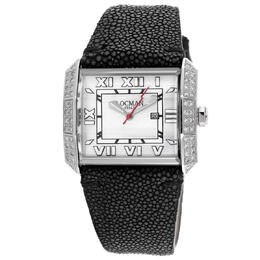 Locman Classic Quartz Silver Dial Ladies Watch, Art.No: 232MOPWHDC/BK STG