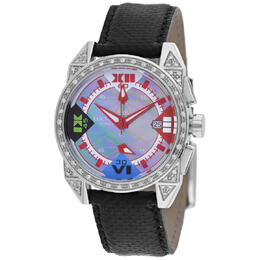 Locman Cavallo Pazzo Chronograph Quartz Ladies Watch 161GRAYDC/BKKS