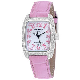Locman Diamond Quartz Ladies Watch, Model: 485MOPPK2DC/PK