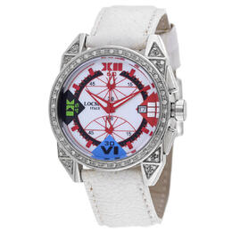 Locman Cavallo Pazzo Chronograph Quartz Ladies Watch 161MOPRDDC/WH OS