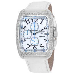 Locman Classic Chronograph Quartz Ladies Watch 487MOPBKSK2DC/WH