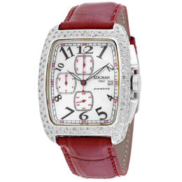 Locman Classic Chronograph Quartz Ladies Watch 487MOPBK2DC/RD
