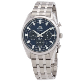 Orient Contemporary Chronograph Blue Dial Mens Watch RA-TX0303L