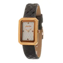 Folli Follie Black Leather Watch, артикул ffwf16r026ssnac