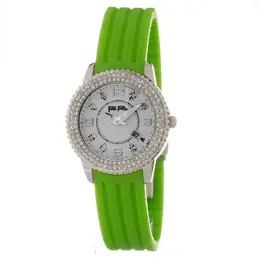Folli Follie Green Synthetic Watch ffwf5t003ztwvac, Quartz Analog Movement