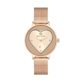 Juicy Couture Multicolor Stainless Steel Watch jcjc1240rgrgac Quartz Analogical Folding Bracelet in Pink