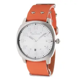 Folli Follie ffwt14t0015dnaac Orange Leather Watch, Quartz Analog Movement