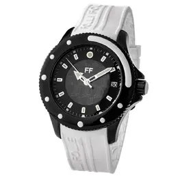 Folli Follie White Stainless Steel Watch ffwf1y002zdwac, Quartz Analog Movement