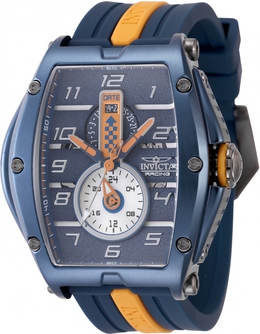 Invicta 47388 Mens Racing GMT Quartz Blue Dial Watch