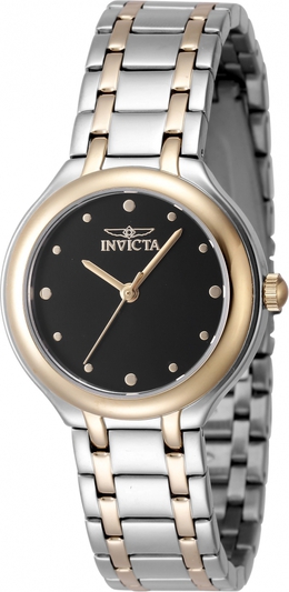 Invicta Wildflower Quartz Black Dial 48229 Ladies Watch
