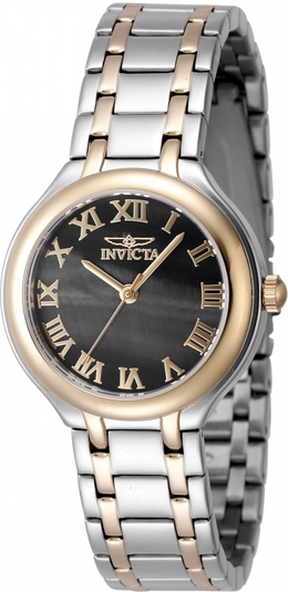 Invicta Wildflower Quartz Black Dial Ladies Watch - Model:48233
