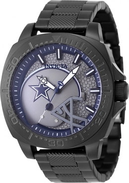 Invicta NFL Dallas Cowboys Quartz Grey Dial Mens Watch Art.47867