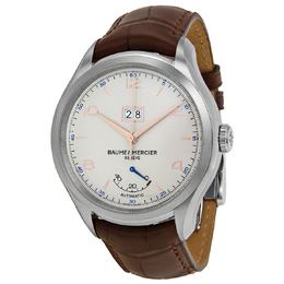 Pre-owned Baume & Mercier Clifton Automatic Silver Dial Mens Watch MOA10205