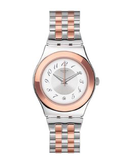 Часы Midimix с серым ремешком из нержавеющей стали Swatch, серый 7610522767652 | gris