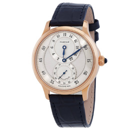 Faberge Agathon Hand Wind Silver Dial Mens Watch fab-212