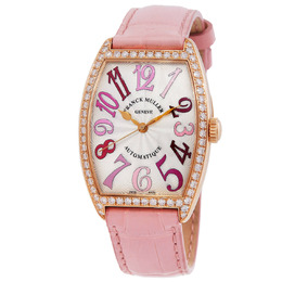 Franck Muller Cintree Curvex Automatic Diamond White Dial Watch