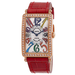 Franck Muller Long Island Quartz Diamond White Dial Unisex Watch 952 QZ D 1R COL DR 5N