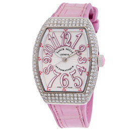 Franck Muller Vanguard Automatic Diamond Silver Dial Unisex Watch V 32 SC AT FO D OG RS WG