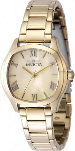 Invicta Wildflower 48235 Ladies Quartz Analog Gold Dial Watch