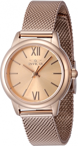 Invicta Angel Quartz Rose Gold Dial Ladies Watch Model 48251